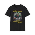 Notre Dame Fighting Irish Horror Mashup T-Shirt - Fearsome Fighting Irish Design T-Shirt - Buy Now at American Artist Merch