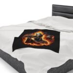 Battle for Hell-Horror Icon Velveteen Plush Blanket T-Shirt - Buy Now at American Artist Merch