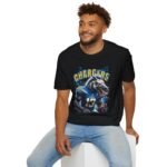 Los Angeles Chargers Horror Mash Up T-Shirt - Spooky NFL Fan Apparel T-Shirt - Buy Now at American Artist Merch