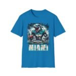 Miami Dolphins Horror Mash Up T-Shirt - Spooky NFL Fan Apparel T-Shirt - Buy Now at American Artist Merch