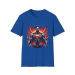 Neon Superman - Illuminate Your Space with the Man of Steel T-Shirt - Buy Now at American Artist Merch