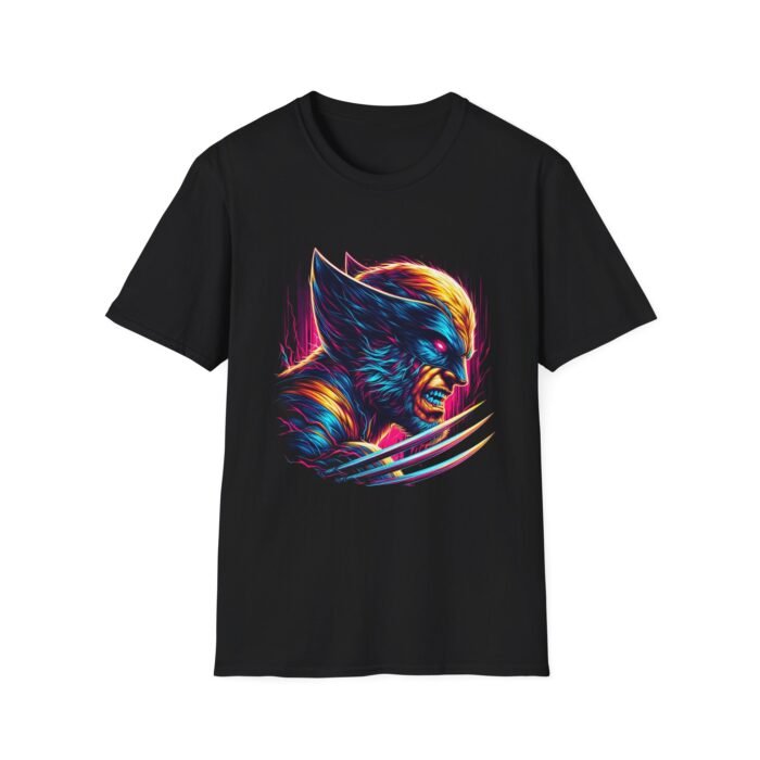 Neon Wolverine - Embrace the Glow of a Legendary Hero T-Shirt - Buy Now at American Artist Merch