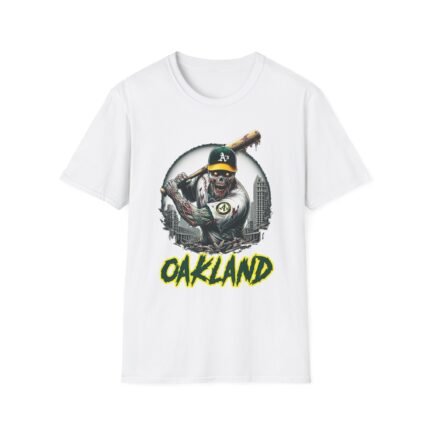 Oakland A's Horror Mashup T-Shirt T-Shirt - Buy Now at American Artist Merch