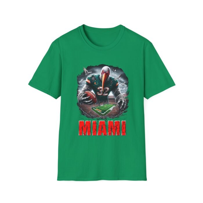 Miami Hurricanes Horror Mashup T-Shirt - Frightful Fan Gear T-Shirt - Buy Now at American Artist Merch