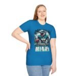 Miami Dolphins Horror Mash Up T-Shirt - Spooky NFL Fan Apparel T-Shirt - Buy Now at American Artist Merch