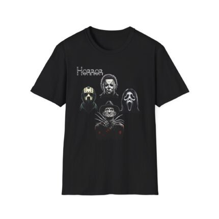 Horror Royalty – Queen II Album Cover Mashup T-Shirt T-Shirt - Buy Now at American Artist Merch