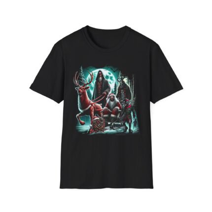 Christmas Horror Presents T-Shirt – Frightful Gifts Holiday Graphic Tee T-Shirt - Buy Now at American Artist Merch