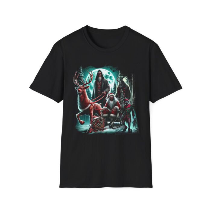 Christmas Horror T-Shirt – Festive Frights Holiday Graphic Tee T-Shirt - Buy Now at American Artist Merch