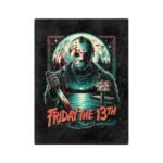 Friday the 13th Vintage Velveteen Microfiber Blanket T-Shirt - Buy Now at American Artist Merch