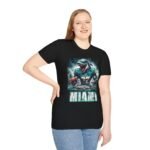 Miami Dolphins Horror Mash Up T-Shirt - Spooky NFL Fan Apparel T-Shirt - Buy Now at American Artist Merch