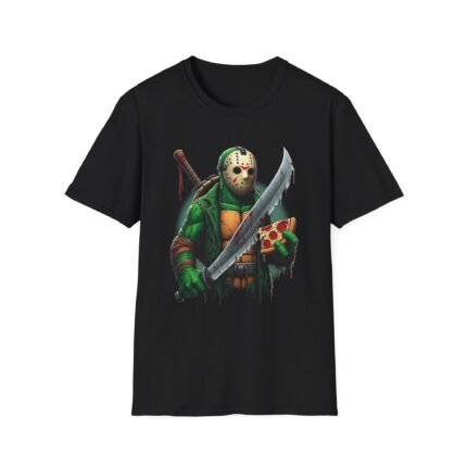 Jason Voorhees Ninja Turtle T-Shirt – Horror Hero Mashup Tee T-Shirt - Buy Now at American Artist Merch