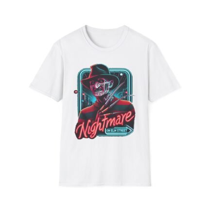 Neon Freddy Krueger T-Shirt - Glove of Terror T-Shirt - Buy Now at American Artist Merch