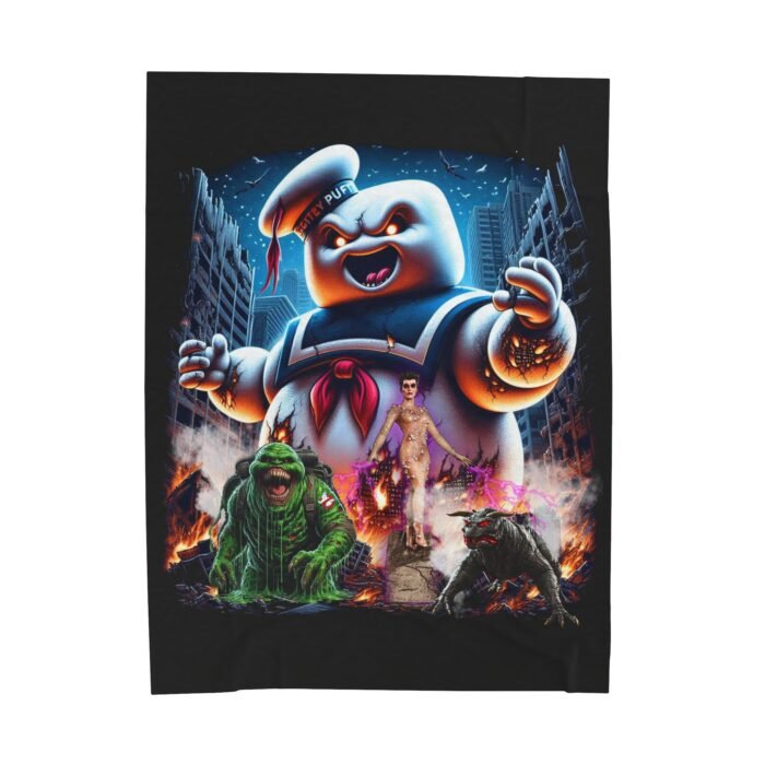 Ghostbusters Villains Blanket – Cozy Nostalgic Throw Featuring Iconic Ghosts T-Shirt - Buy Now at American Artist Merch