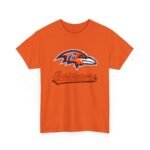 Baltimore Ravens & Orioles Mash-Up Sports Teams T-Shirt - Unite the Spirit of Two Legendary Baltimore Franchises T-Shirt - Buy Now at American Artist Merch