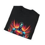 Neon Superman - Illuminate Your Space with the Man of Steel T-Shirt - Buy Now at American Artist Merch