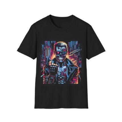 Cyberpunk Terminator T-Shirt - The Machine Evolves T-Shirt - Buy Now at American Artist Merch