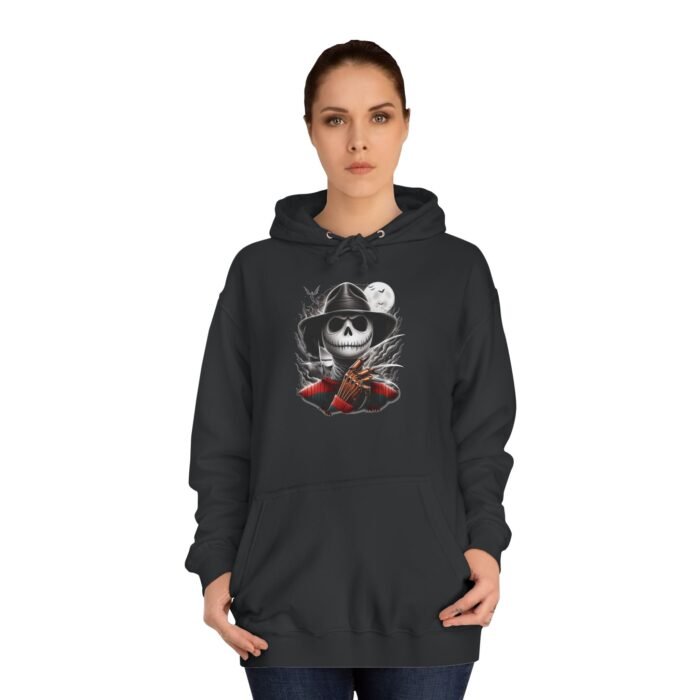 Nightmare Mashup - Jack Skellington as Freddy Krueger Hoodie T-Shirt - Buy Now at American Artist Merch