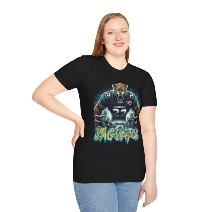 Jacksonville Jags Horror Mash Up T-Shirt - Spooky NFL Fan Apparel T-Shirt - Buy Now at American Artist Merch