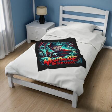 Freddy Krueger Blanket - Cozy Nightmare on Elm Street Horror Throw T-Shirt - Buy Now at American Artist Merch