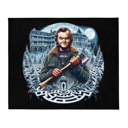 Frankenstein’s Castle Blanket – A Gothic Horror Classic T-Shirt - Buy Now at American Artist Merch