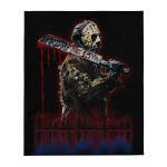 Friday the 13th Throw Blanket – Jason Voorhees 80s Horror Classic T-Shirt - Buy Now at American Artist Merch