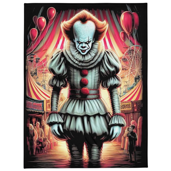 Pennywise Blanket – Float Into Cozy Terror T-Shirt - Buy Now at American Artist Merch