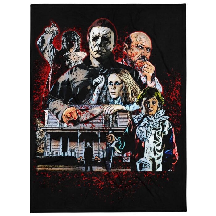 Halloween Michael Myers Blanket – The Ultimate Slasher Comfort! T-Shirt - Buy Now at American Artist Merch