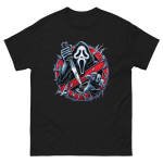 Ghostface Ghostbusters Mashup T-Shirt - When Horror Meets Humor T-Shirt - Buy Now at American Artist Merch