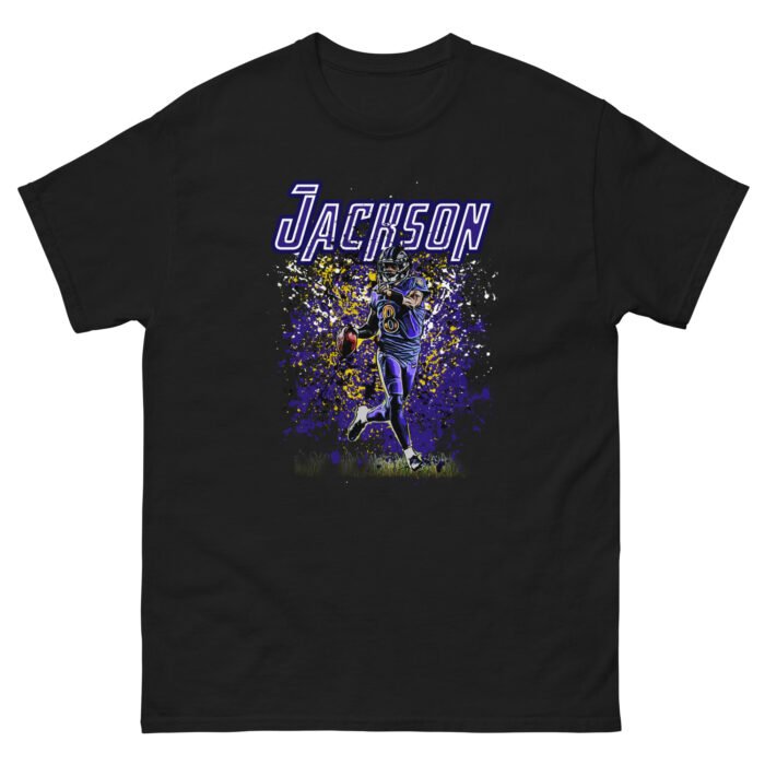 Lamar Jackson Classic Tee – Baltimore Ravens Football Shirt T-Shirt - Buy Now at American Artist Merch