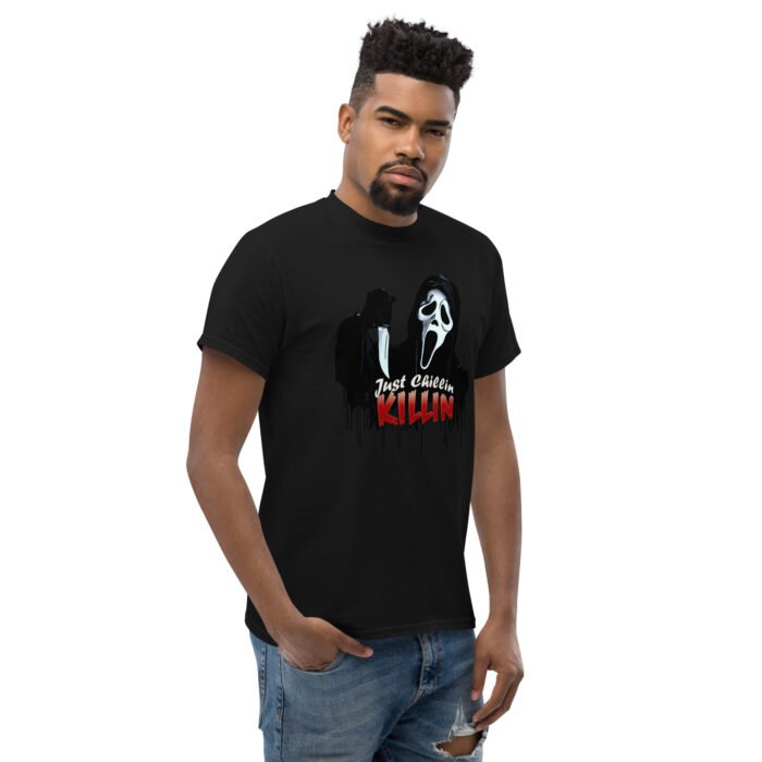 Scream Ghostface Shirt – Horror Movie Shirt: Just Chillin' & Killin' T-Shirt - Buy Now at American Artist Merch