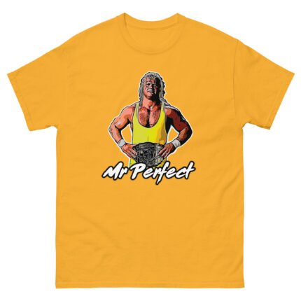 Mr. Perfect T-Shirt – 80s Classic Wrestling Tee T-Shirt - Buy Now at American Artist Merch