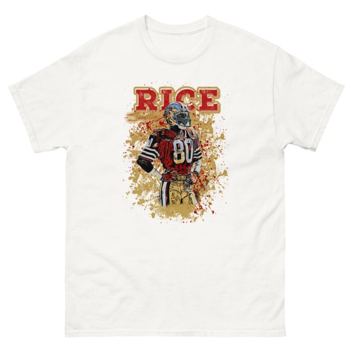 Jerry Rice Classic Tee – San Francisco 49ers Football Shirt T-Shirt - Buy Now at American Artist Merch