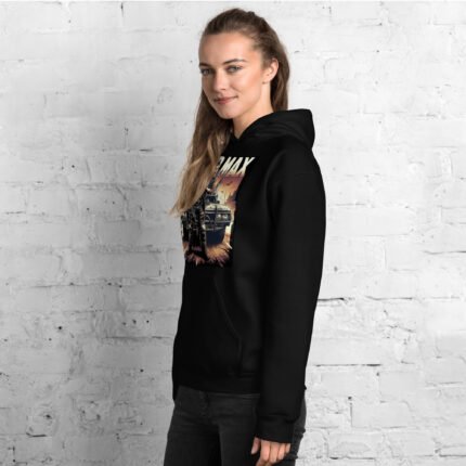 Wasteland Warrior Chronicles – Embrace Fury with Our Mad Max Hoodie T-Shirt - Buy Now at American Artist Merch